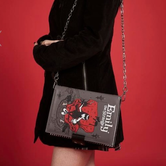 New Emily the Strange book crossbody handbag - Picture 2 of 2
